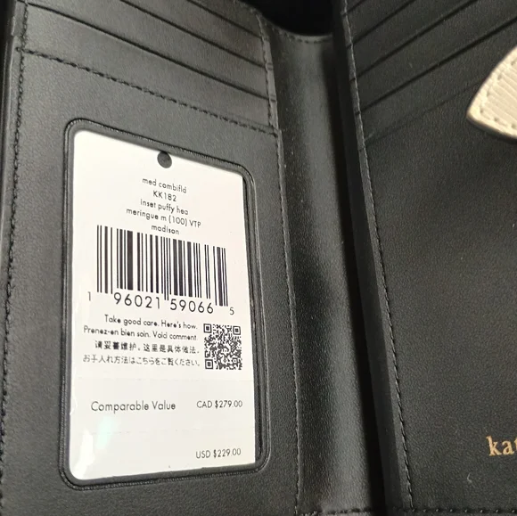 🎉Host Pick 🆕KATE SPADE Madison Puffy Heart Medium Bifold Wallet - Picture 8 of 9